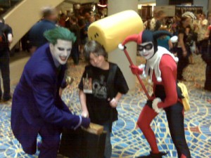 Bret with Mr. J and Harley.